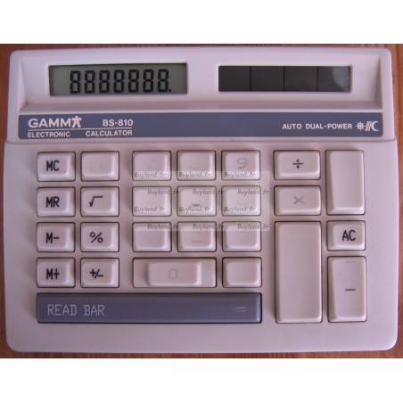Calculatrice - Gamma BS-810 - Solaire