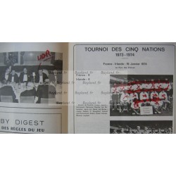 Magazine Rugby (Revue officielle de la fédération Française de rugby) - N° 742 - Février 1974 - FFR
