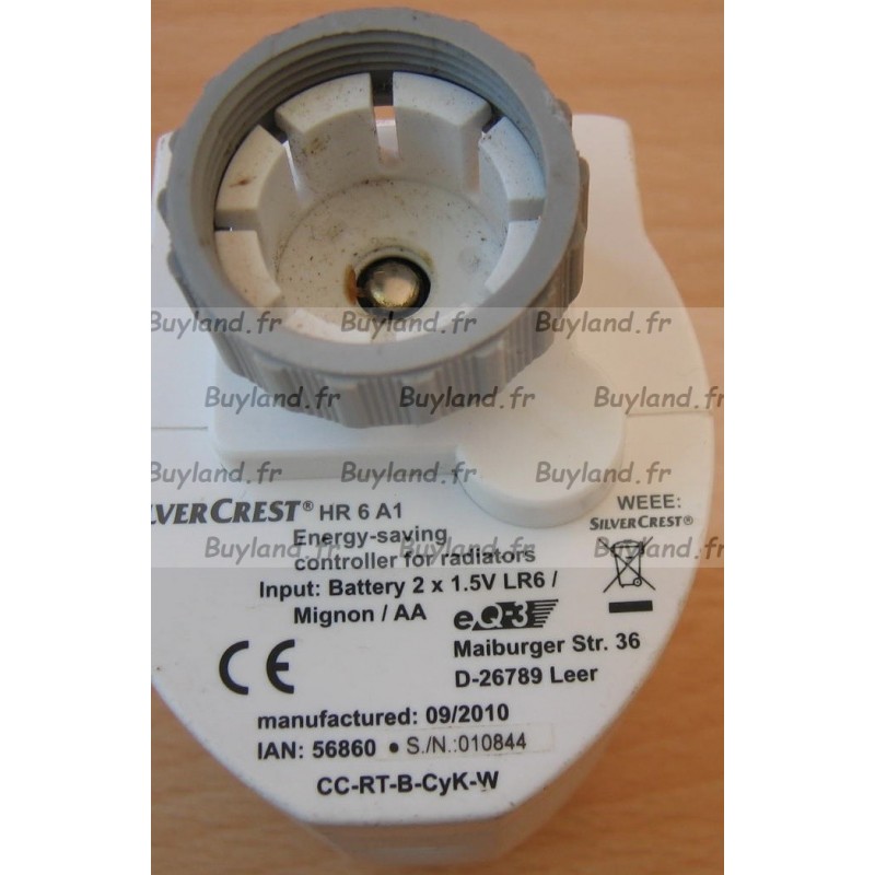 Tête électronique digitale pour chauffage eau SilverCrest HR 6 A1